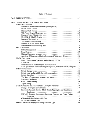 NORSIS Codebook and Documentation - warnell forestry uga