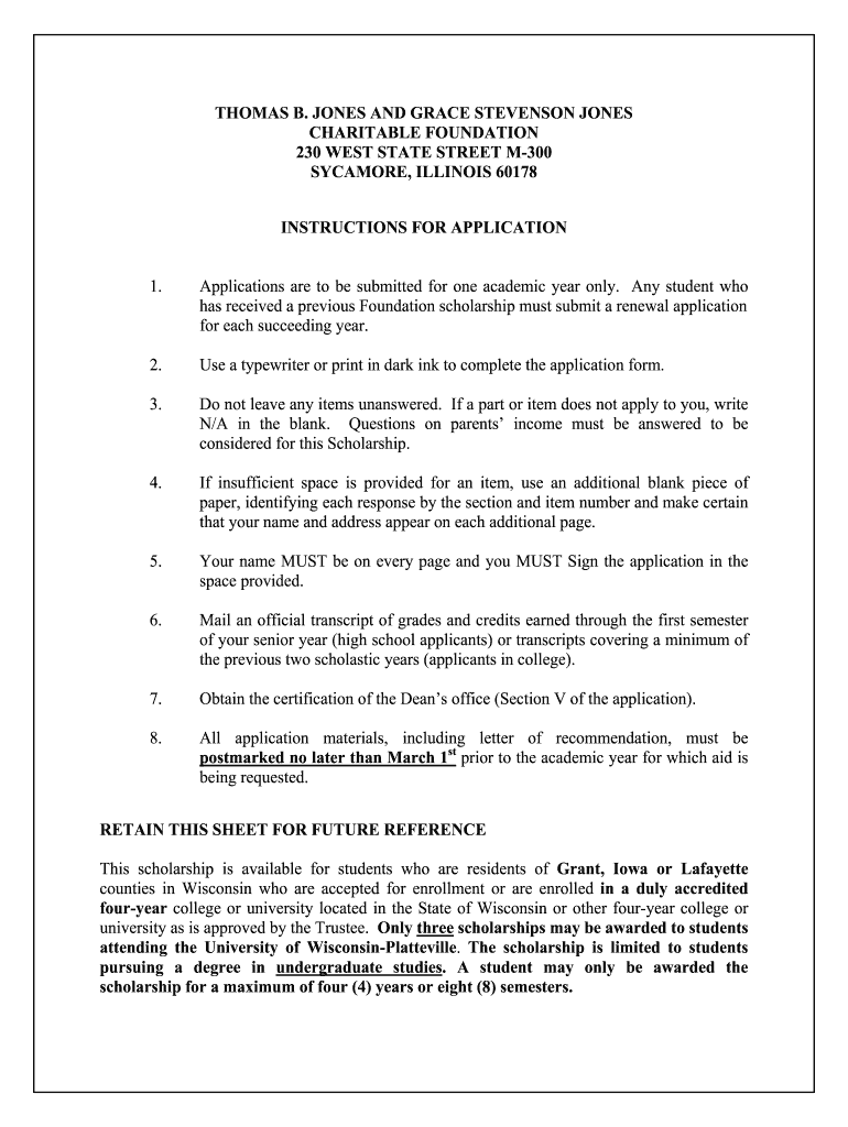 grace stevenson jones scholarship Preview on Page 1