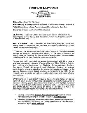 Cv template pdf editable - resume template military form