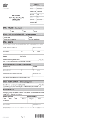 California Traffic Violator School Application