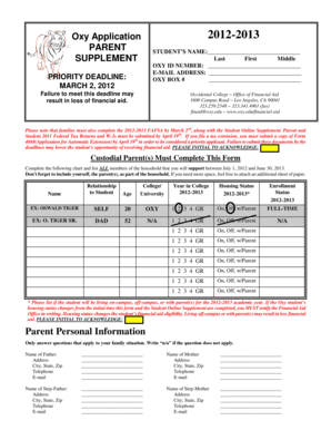 Oxy Application 2012-2013