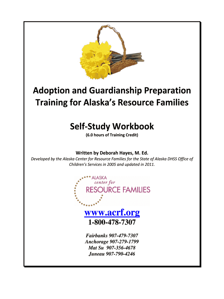 Adoption and Guardianship Preparation Training for Alaska's - acrf Preview on Page 1