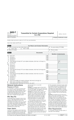 IRS Form 8453-T