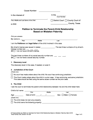relinquishment of parental rights papers in texas fill relinquishment of parental rights papers in texas fill
