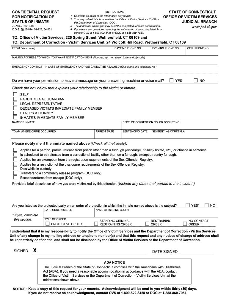 inmate visit request form Preview on Page 1