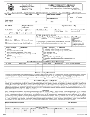 New York State Health Insurance Program Form