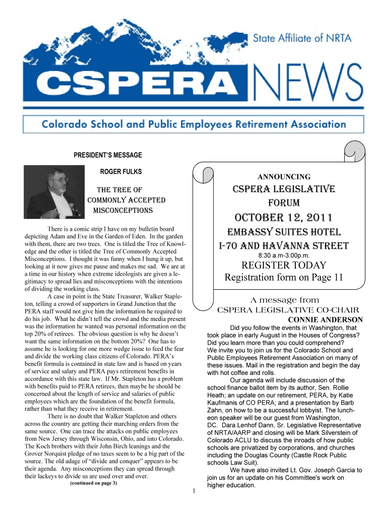 OCTOBER 12, 2011 - cspera Preview on Page 1