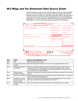W-2 Wage and Tax Statement Guide