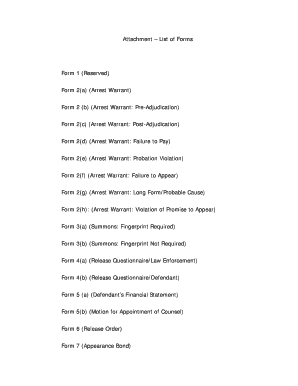 Arizona Arrest Warrant Form 2(a)