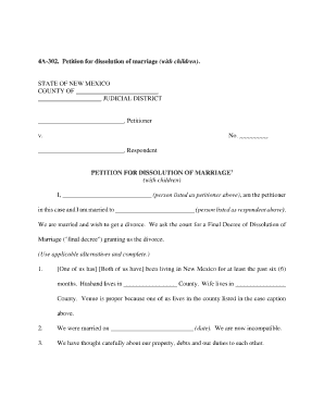 domestic relations forms 4a 204 and 4a 205 nmra