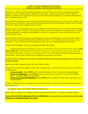 Divorce Petition Form