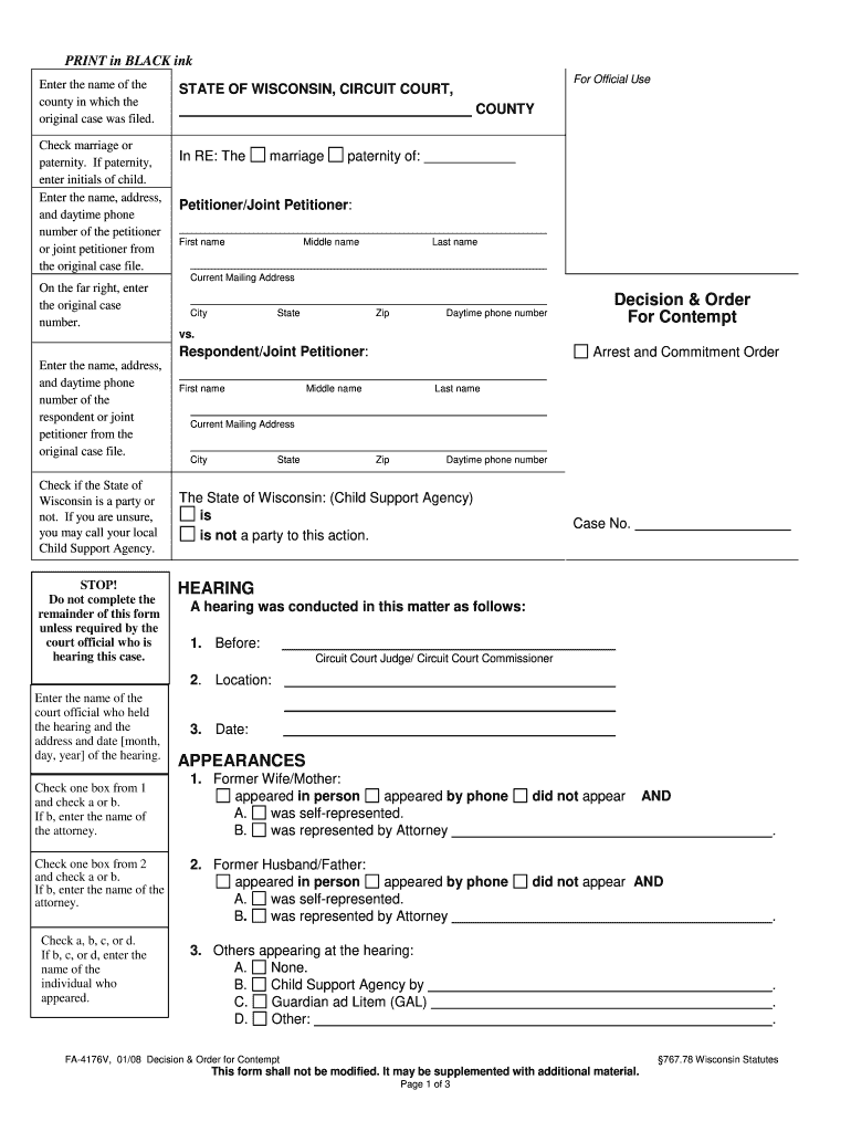 Wisconsin seal: Fill out & sign online | DocHub
