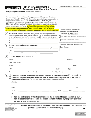 gc 110p form