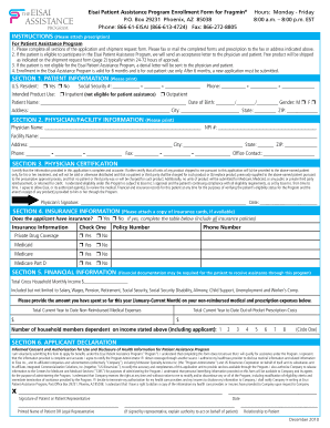 assistance program form