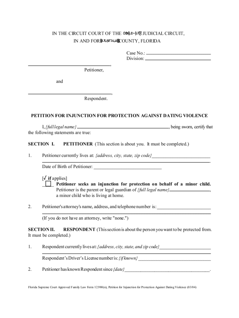 duval county restraining order lookup Preview on Page 1