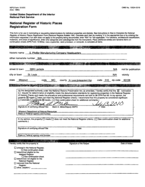 National Register of Historic Places Registration Form