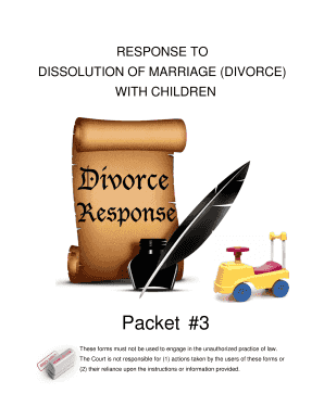 answer to petition for dissolution of marriage pdf filler form