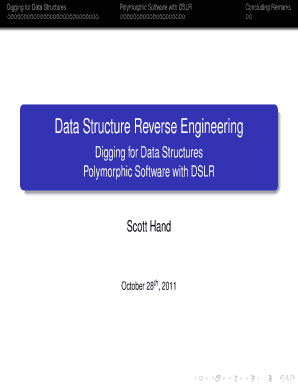 Digging for Data Structures Polymorphic Software with DSLR - utdallas