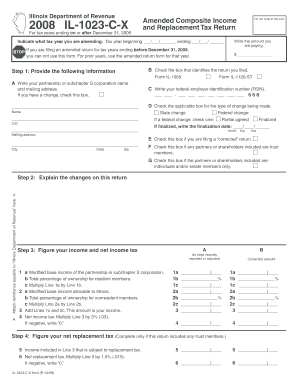 Illinois Amended Composite Income Tax Return