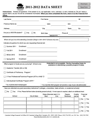 Form preview