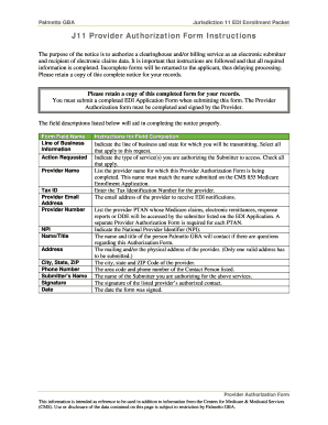 Palmetto GBA EDI Enrollment Packet