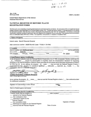 National Register of Historic Places Registration Form