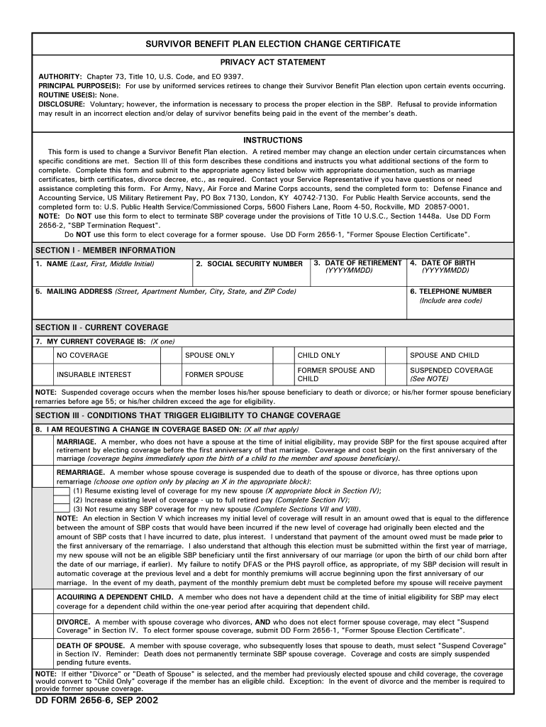 Printable Dd Form 2656