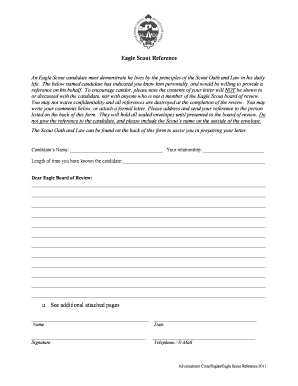 eagle scout recommendation form sccbsa