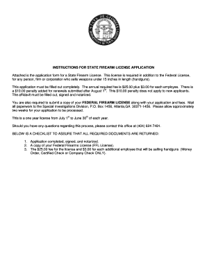 State Firearm License. - Georgia Department of Public Safety - dps georgia