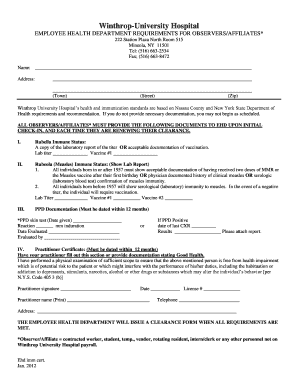 hospital ofline job registration form