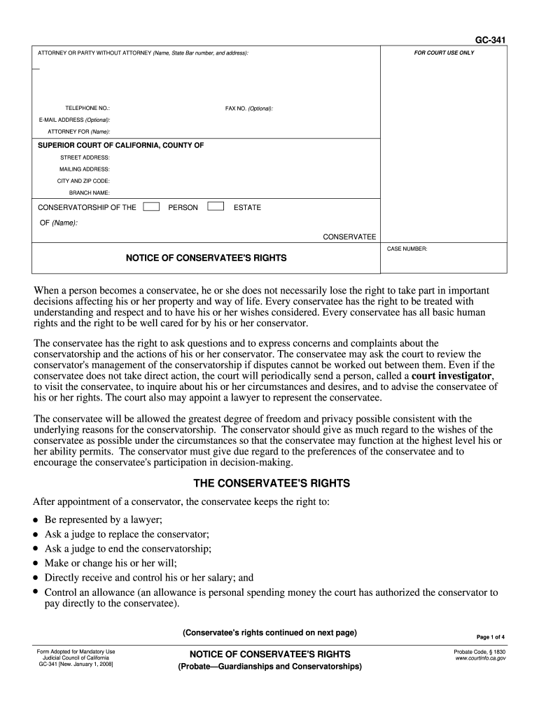 gc 341 form - Blank Fillable Template | Fill Out, Print & Download PDF ...
