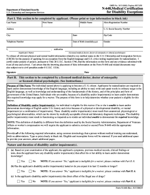 form n 648 examples