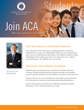 Counseling Professional Membership Application