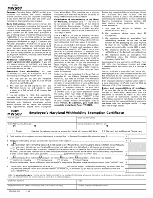 Mw507 Example Filled Out - Fill Online, Printable, Fillable, Blank |  pdfFiller