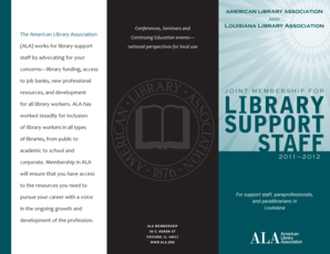 American Library Association Membership Application