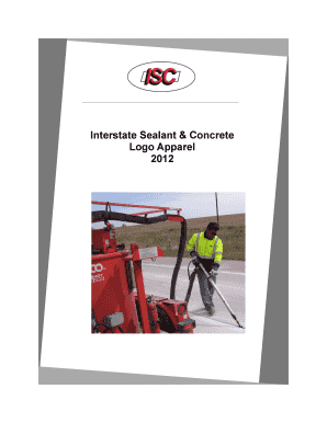 Employee-Only Apparel Order Form ( PDF ) - Interstate Sealant ...