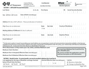 BlueElite Medicare Supplement Application