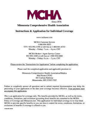 Minnesota Individual Health Coverage Application