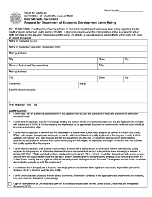 missouri form for request for letter ruling