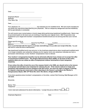 insurance offer letter