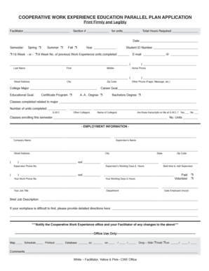 Work schedule forms - Application and Work/Class Schedule - Golden West College - goldenwestcollege