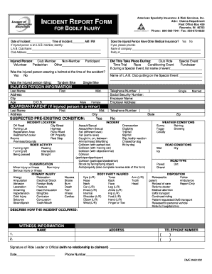 Incident Report Form