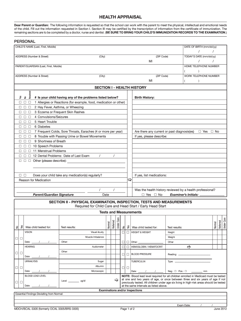 GSRP Enrollment Forms - Detroit Edison Public School Academy Preview on Page 1
