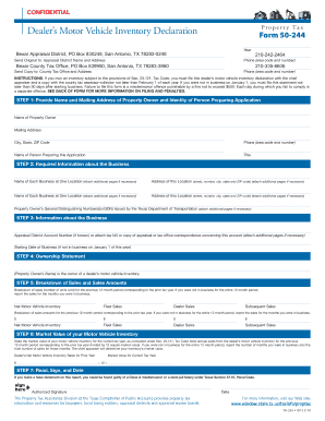 Appraisal 1007 form - bexar appraisal