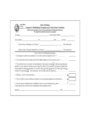 18 Printable Indiana Tax Forms Templates Fillable Samples In PDF 