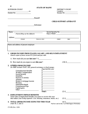 P STATE OF MAINE SUPERIOR COURT DISTRICT COURT ... - Forms