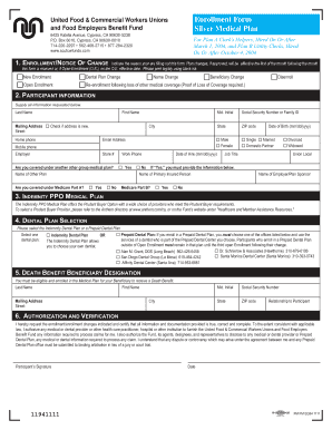 United Food & Commercial Workers Enrollment Form