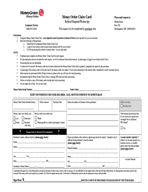 moneygram claim card form Fill Online, Printable, Fillable, Blank ...