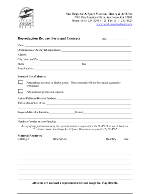 reproduction contract form