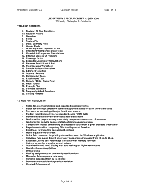 uncertainty calculator 32 christopher l grachanen